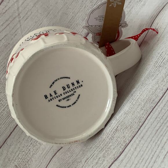 Rae Dunn Peppermint Wishes Holiday Coffee Mug with Embossed Candy Sticks - Picture 8 of 10